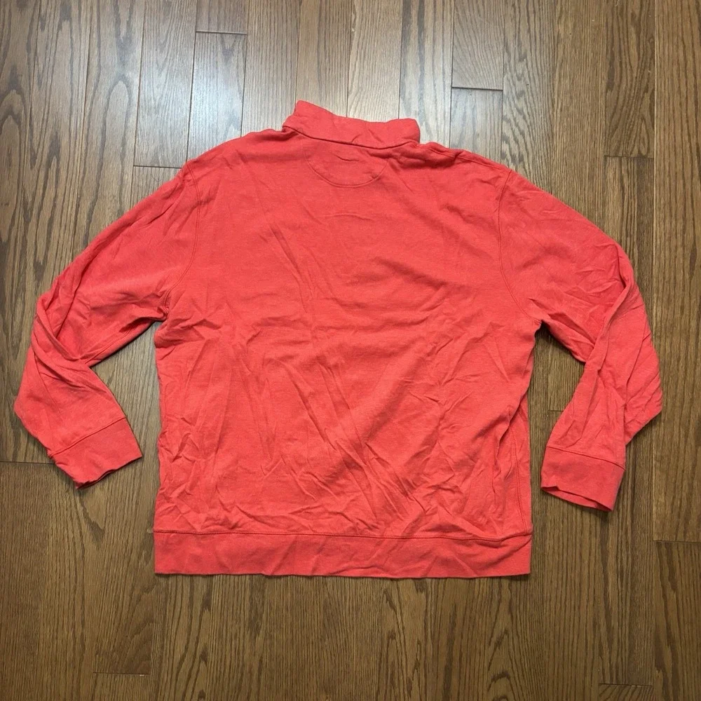 Vintage Polo Ralph Lauren 1/4 Zip Sweater Red Men's XL Y2K Preppy Ivy Wear
